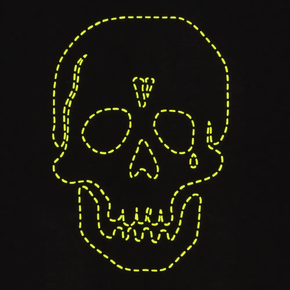 Vlone x Neighborhood Skull Tee Black/Green ||Plus Outlet