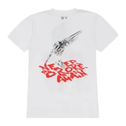 Vlone x Never Broke Again Bones T-Shirt White ||Plus Sale