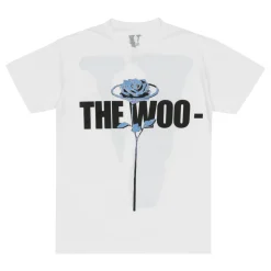 Vlone x Pop Smoke The Woo T-Shirt White ||Plus Discount