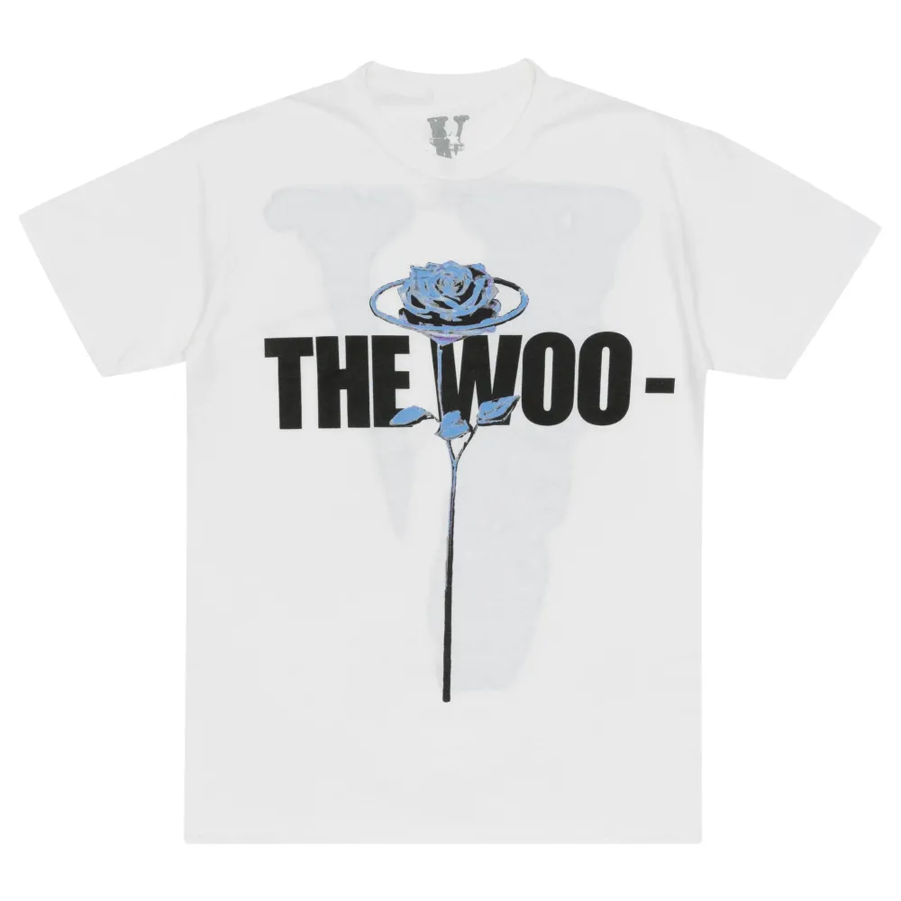 Vlone x Pop Smoke The Woo T-Shirt White ||Plus Discount