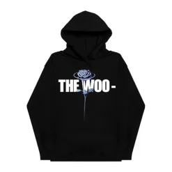 Vlone x Pop Smoke The Woo Hoodie Black ||Plus Online