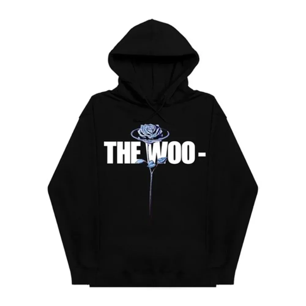 Vlone x Pop Smoke The Woo Hoodie Black ||Plus Online
