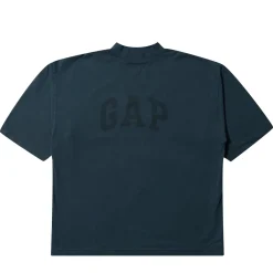 Yeezy Gap x Balenciaga Dove 3/4 Sleeve Tee Dark Blue ||Plus Hot