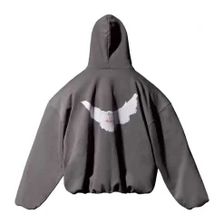 Yeezy Gap x Balenciaga Dove Hoodie Dark Grey ||Plus Fashion