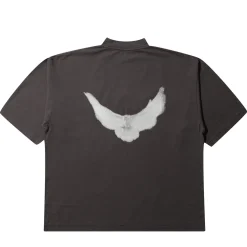 Yeezy Gap x Balenciaga Dove 3/4 Sleeve Tee Dark Grey ||Plus New