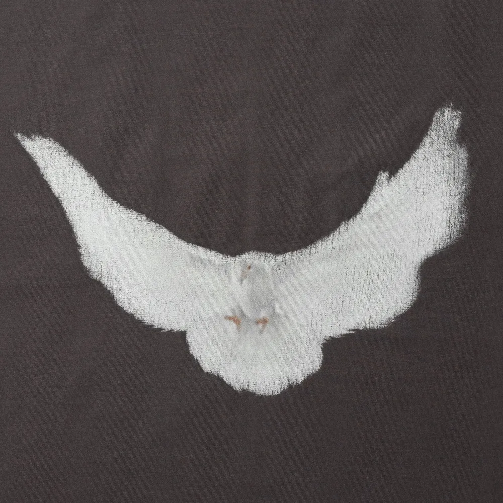 Yeezy Gap x Balenciaga Dove 3/4 Sleeve Tee Dark Grey ||Plus New