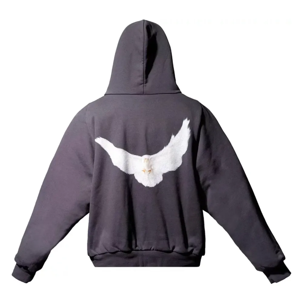 Yeezy Gap x Balenciaga Dove Shrunken Hoodie Black ||Plus Discount